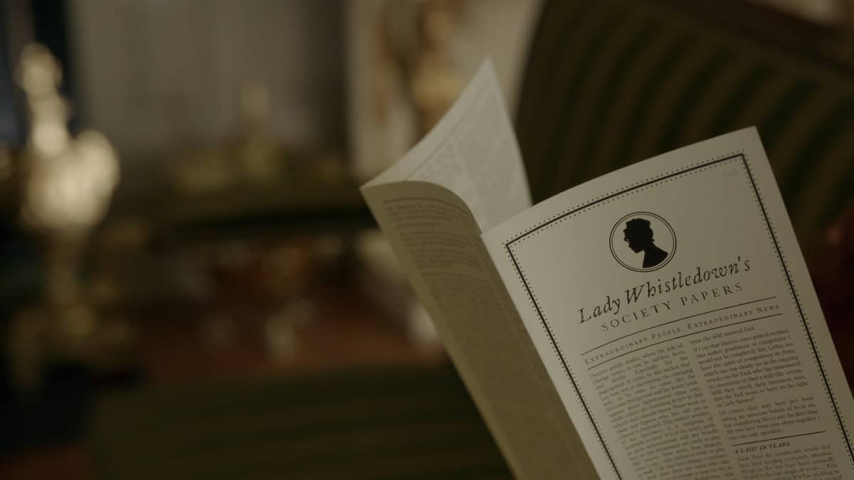The society papers were the heart of the mystery and intrigue that Bridgerton gave its viewers in its first season.