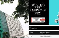 STA. Ana Hospital ranks 25 in the World’s Best Hospitals 2026 – Philippines list released by Newsweek, with a score of 71.42 percent.