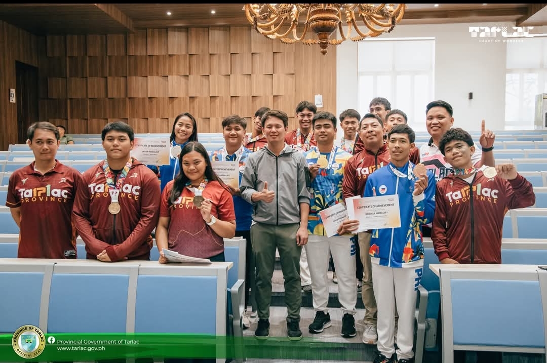 Mga atletang Tarlac na nagwagi sa SEA Games at Batang Pinoy, pinarangalan