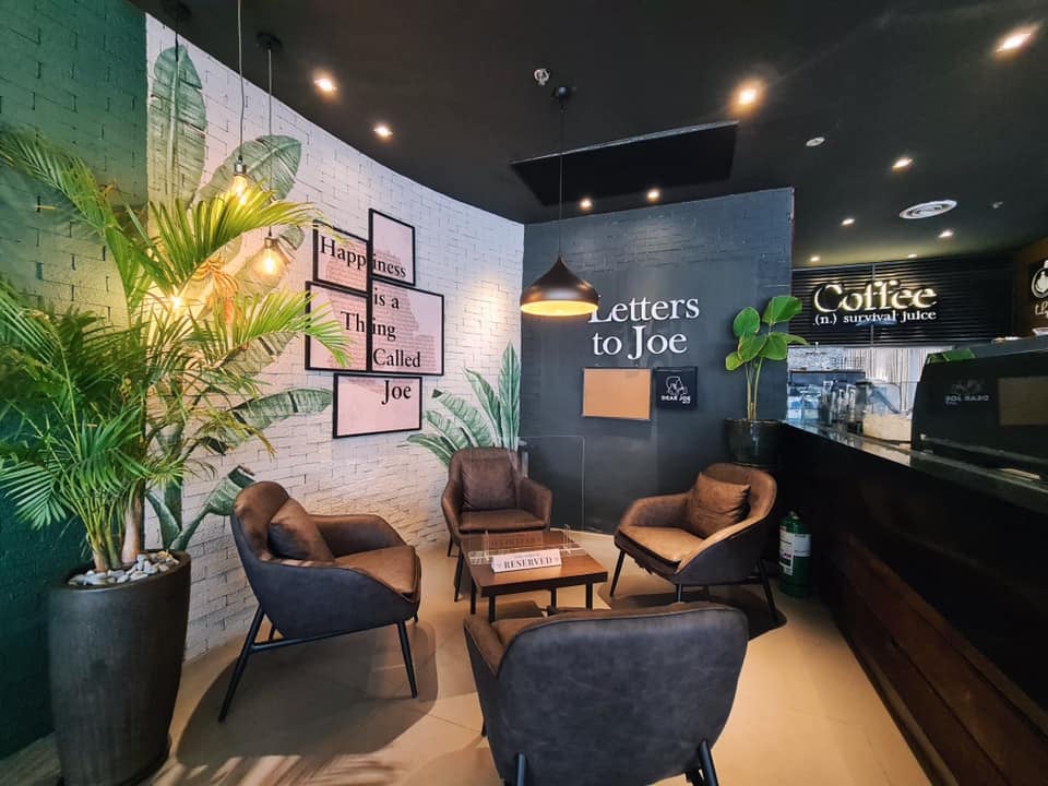 COZY seating for writing, reading, or simply enjoying the moment.
