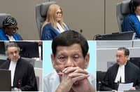 ON the fourth and final day of the confirmation of charges hearing on the case against former President Rodrigo Duterte (center), the defense team led by counsel Nicholas Kaufman (right) made their final presentation, and the prosecution led by senior trial lawyer Julian Nicholls (left), the common legal representatives of the victims and the defense team delivered their closing statements. The pre-trial chamber (top photo) made up of Presiding Judge Iulia Antoanella Motoc and Judges Reine Adélaïde Sophie Alapini-Gansou and María del Socorro Flores Liera also discussed the review of Duterte’s detention at the International Criminal Court.