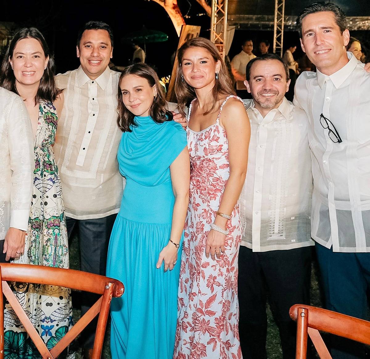 MONICA and Paul Tolentino, Sandra Paradies, Ines Yturralde, Ian Paradies and Andoni Yturralde.
