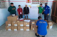 A search warrant was executed in Barangay Molino VII, Bacoor City, Cavite for violations of Republic Act 11900 (Vaporized Nicotine and Non-Nicotine Products Regulation Act), resulting in the confiscation of 13 master boxes of alleged illicit vape products.