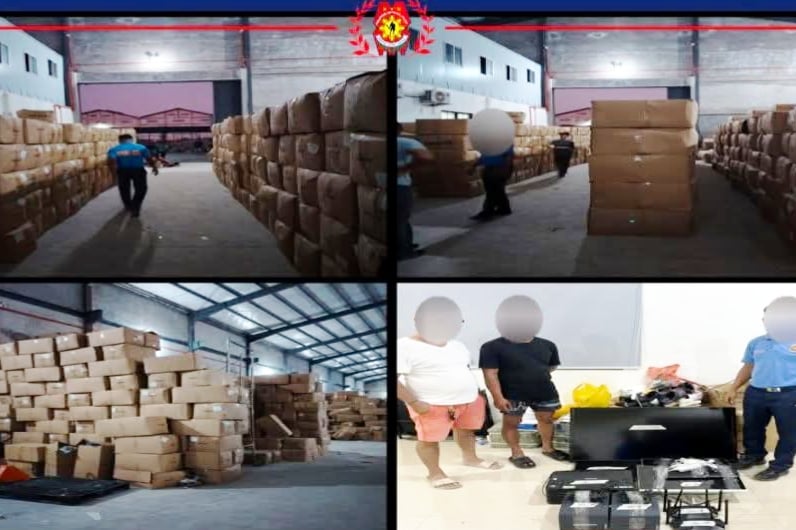 P133M fake footwear seized in Pampanga