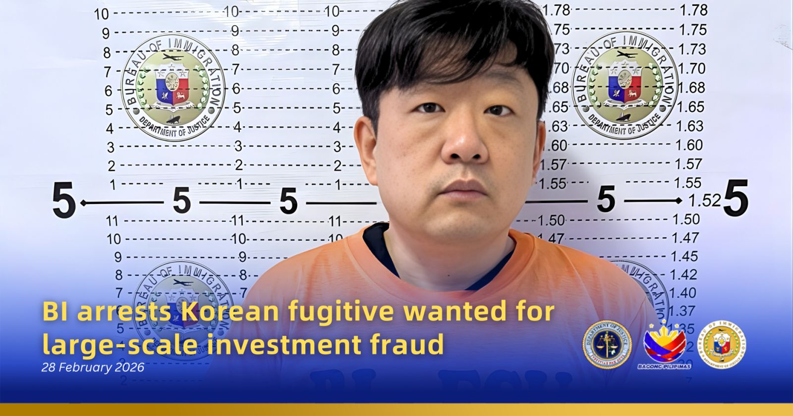 Korean fugitive wanted for ₩900-M fraud banned in Pasig
