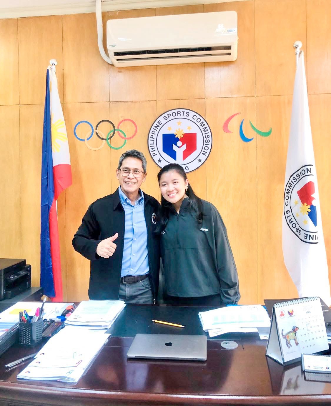 SAM Catantan makes sure to seek advice from her predecessor, PSC commissioner Walter Torres, on how to navigate her Olympic journey.