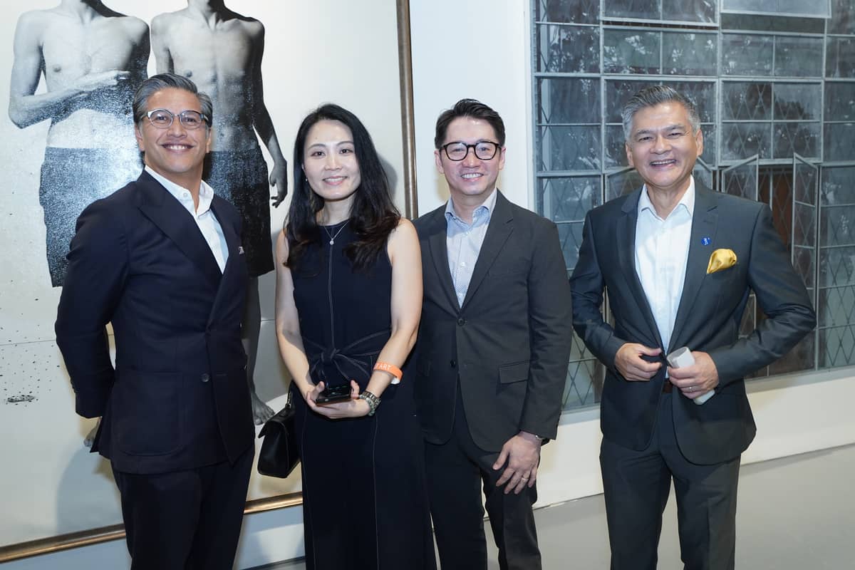 DERRICK Santos, Selene Lim, Chris Lao and Joby Lizares.