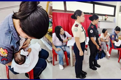 Tacloban policewoman rescues, breastfeeds abandoned baby