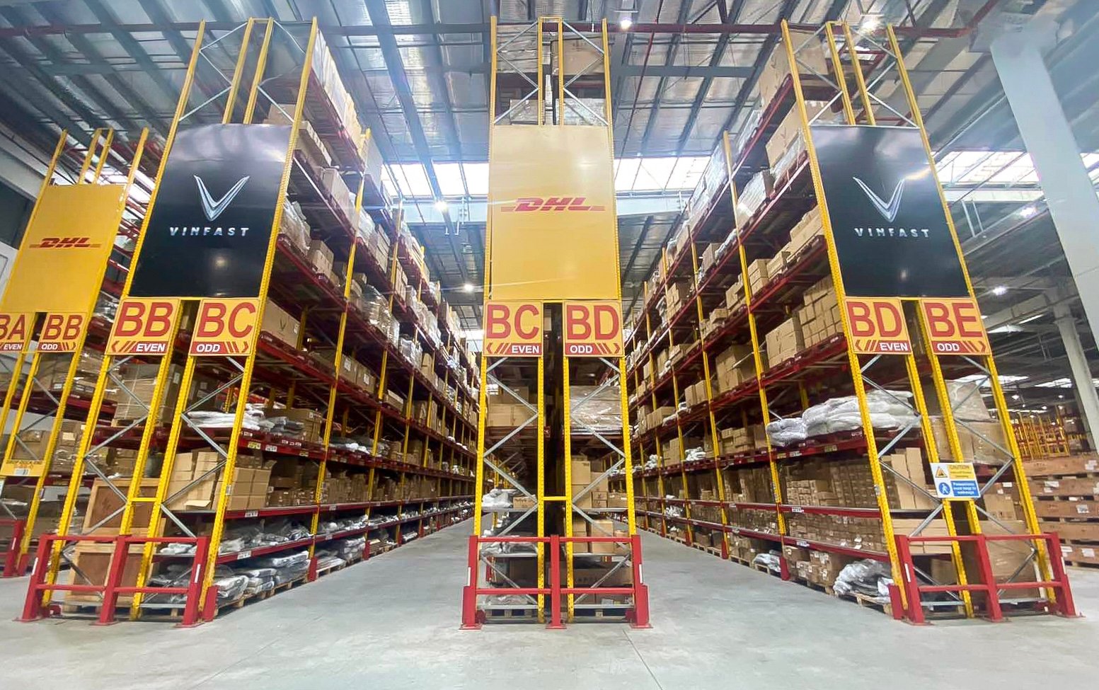 VinFast stocks 80,000 parts locally