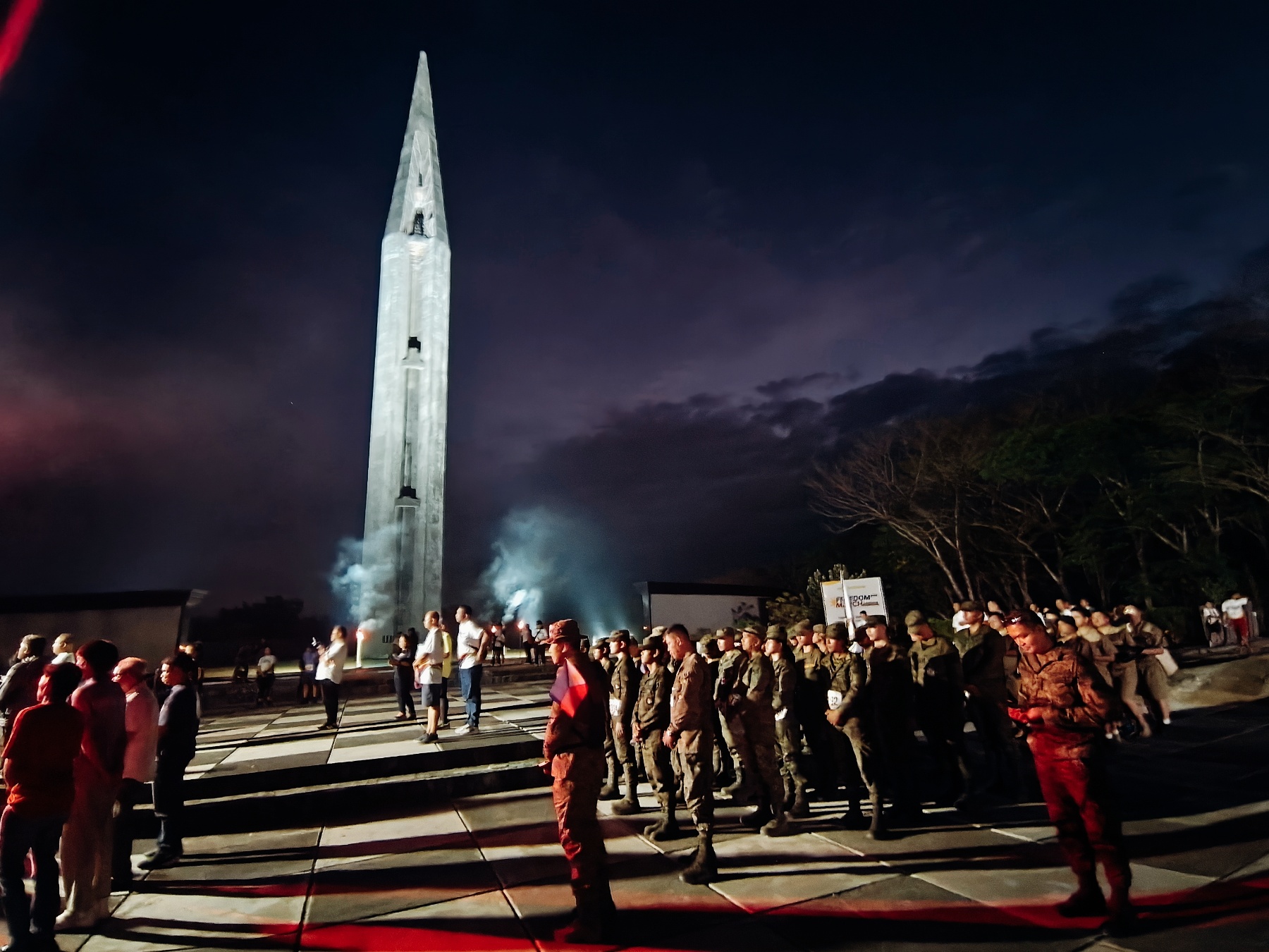Hundreds take part in Freedom March