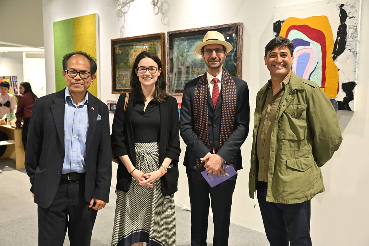 MARTIN Macalintal, Mathilde Séjourné, Mounir Anastas and Illac Diaz.
