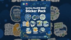 Making ‘no plastic’ reminder stick