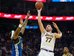 Doncic puts on birthday show