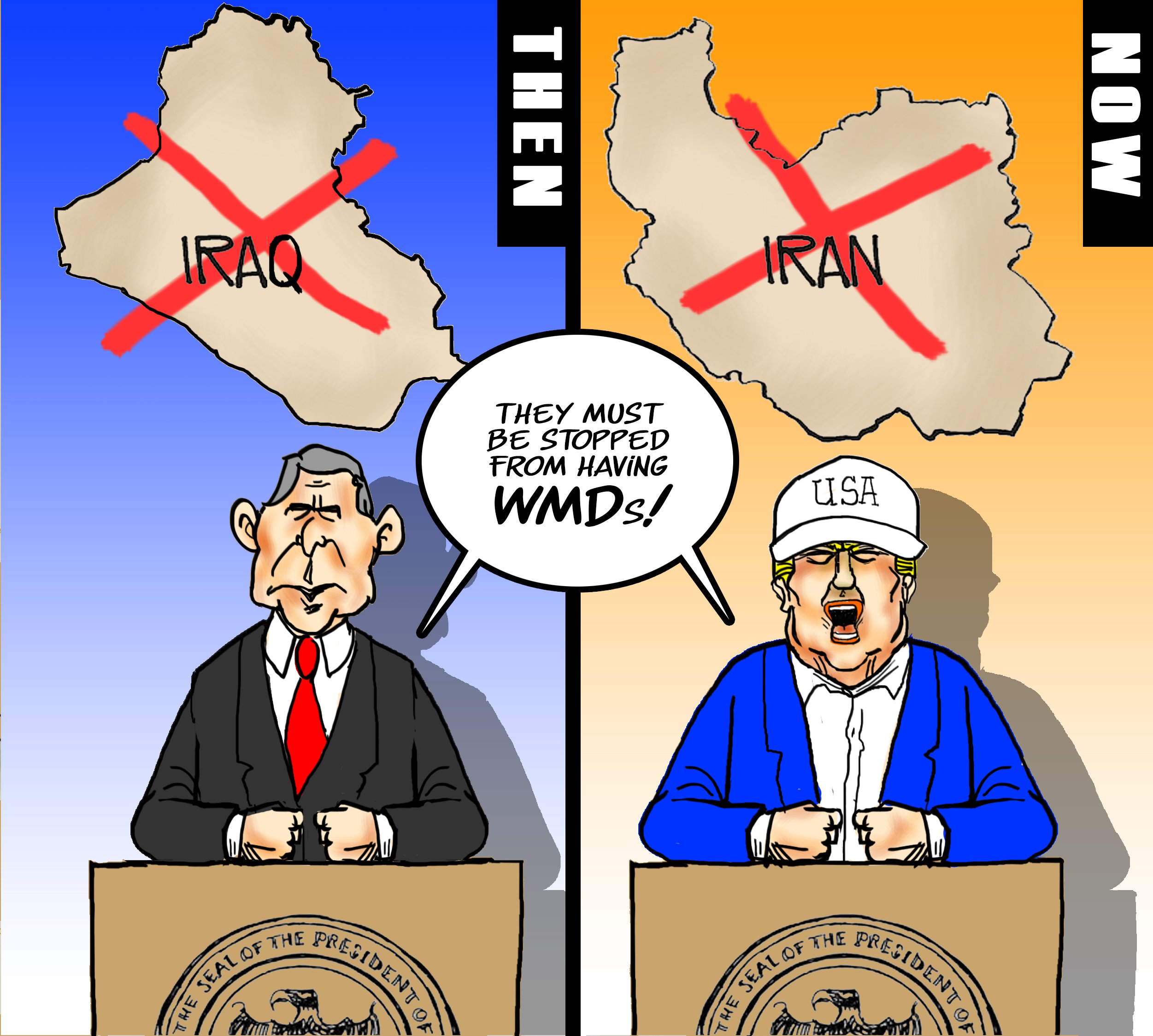 A war too convenient for Trump