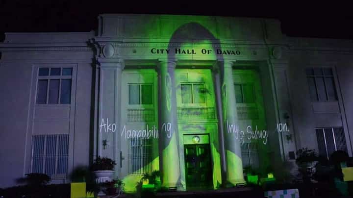 Duterte portrait lights up 89th Araw ng Dabaw
