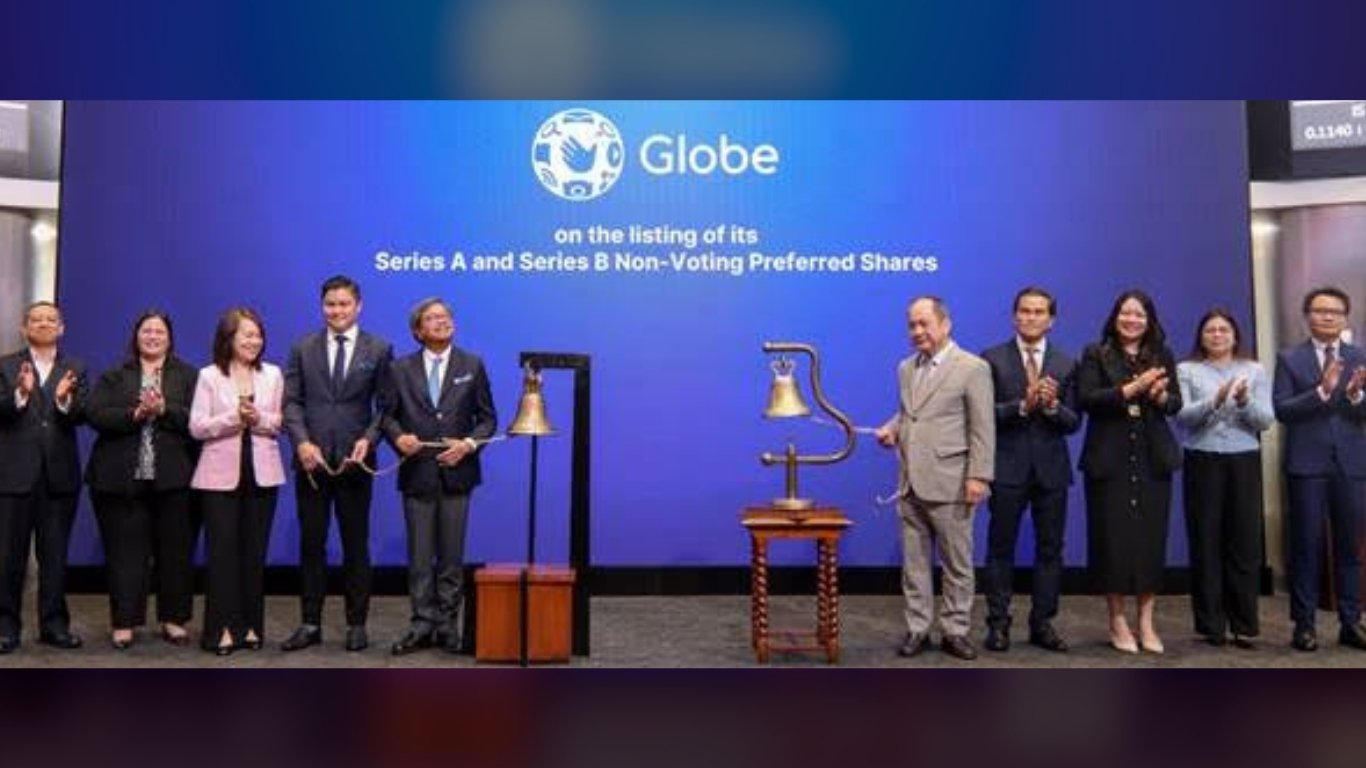 Globe Telecom Inc. lists non-voting preferred shares