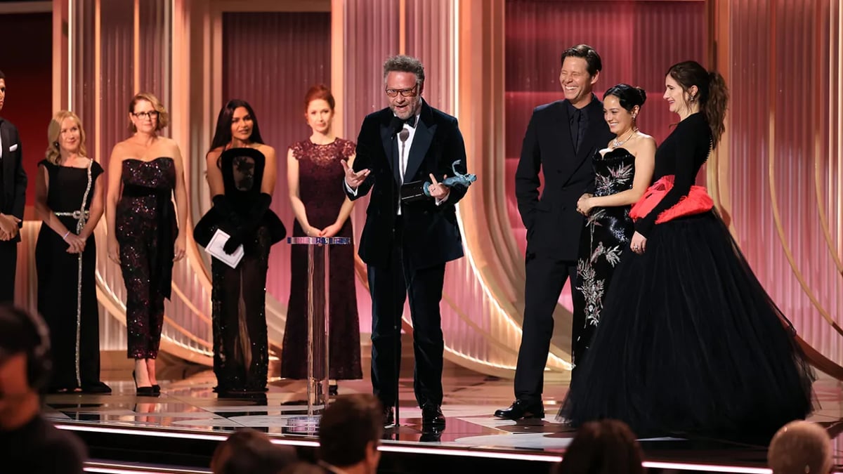 The cast of The Studio.