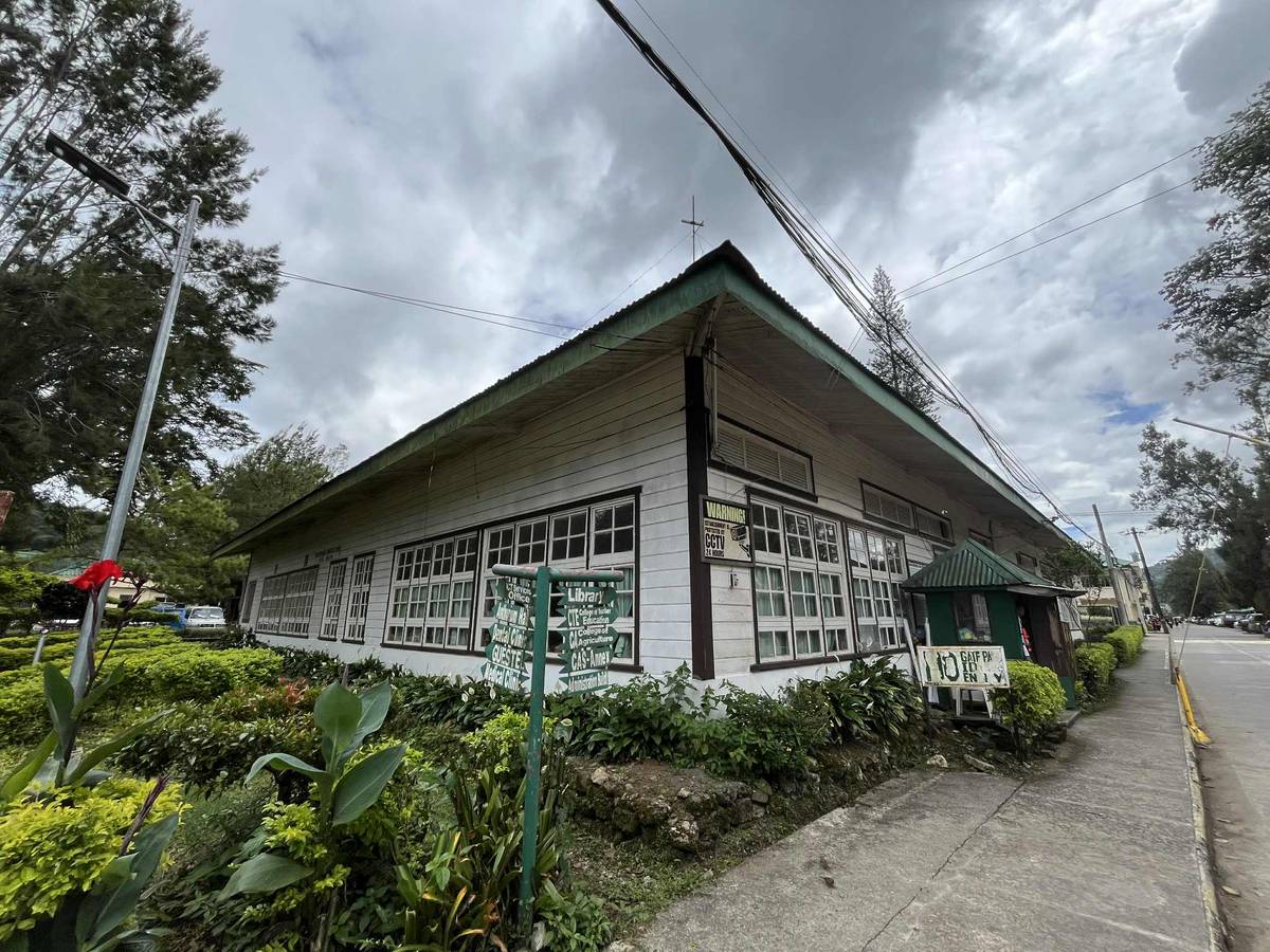 THE 1954 Vocational Agriculture Building — another USAID-funded structure —continues to host industrial and agricultural arts classes.