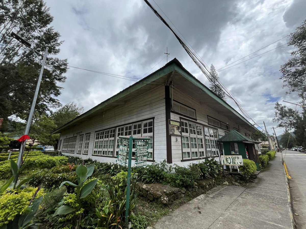THE 1954 Vocational Agriculture Building — another USAID-funded structure —continues to host industrial and agricultural arts classes.
