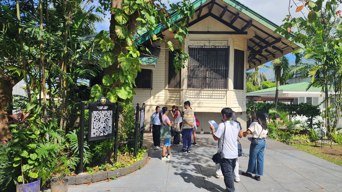 THE Paciano Rizal Shrine, one of the sites visited during the heritage walk.