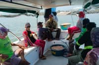 AUTHORITIES apprehended 15 fishermen and confiscated three boats in Orion for violating local fishing regulations.