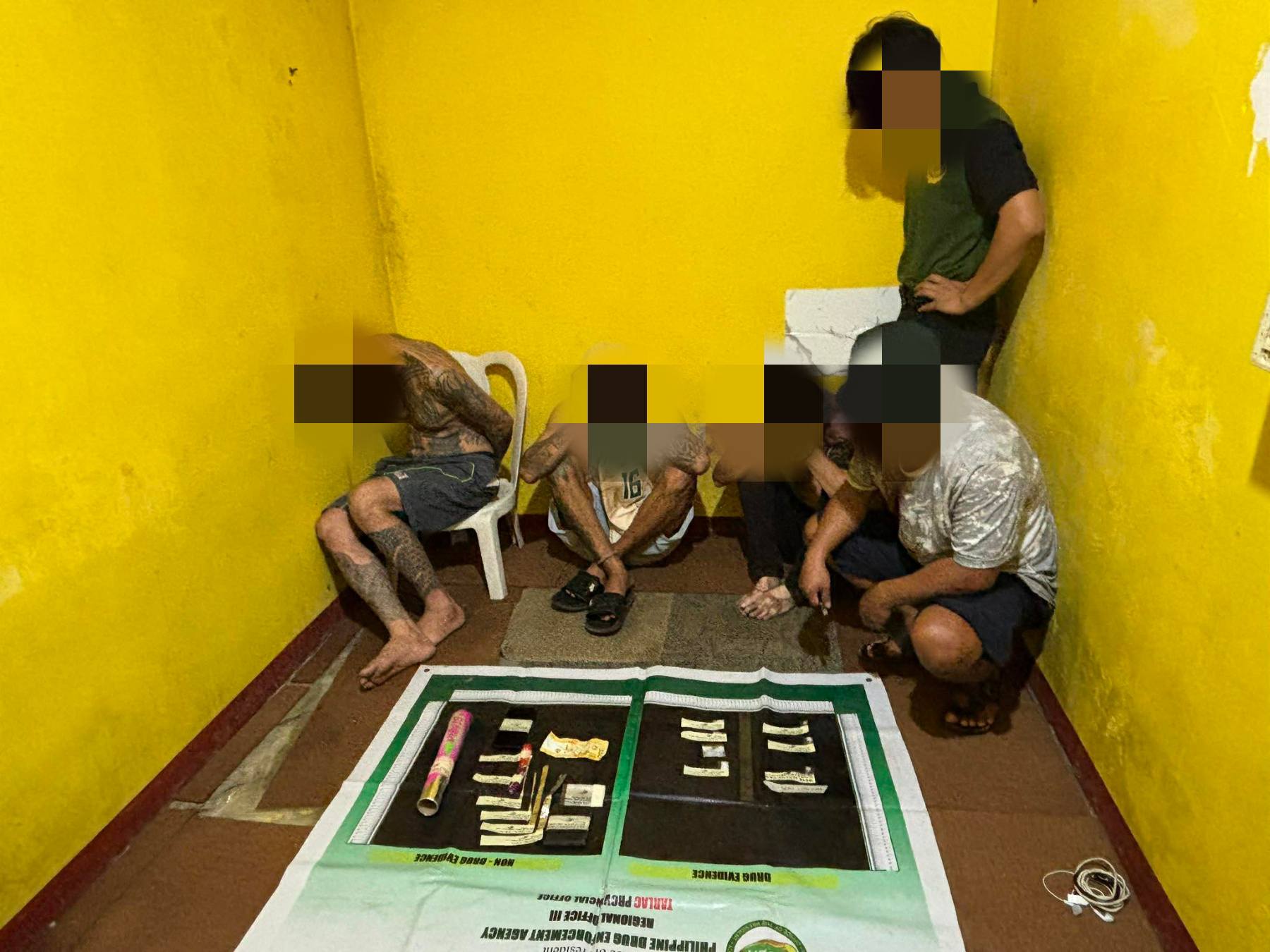 Drug den raided in Mabalacat City