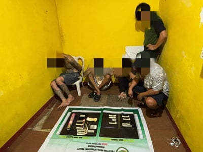 Drug den raided in Mabalacat City