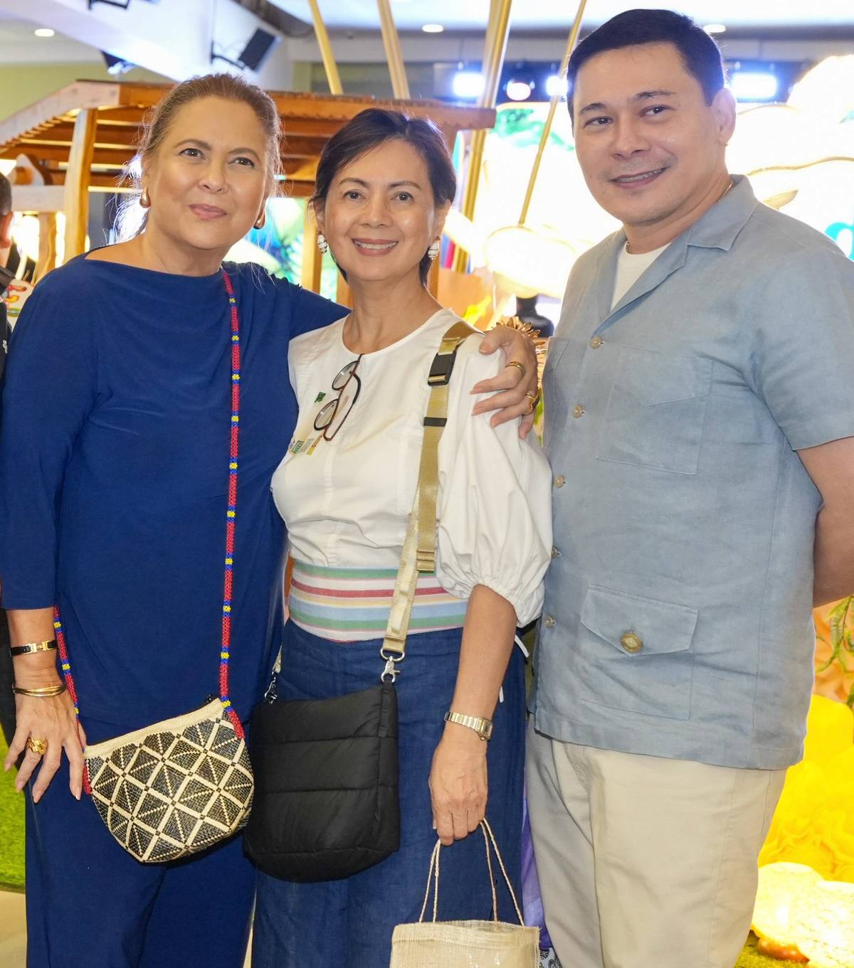JUNIE Peña, Gina Aboitiz and Paolo del Rosario.