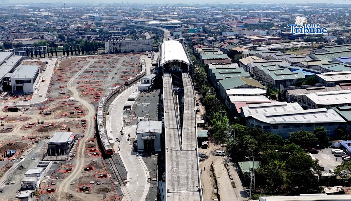 (March 03 2026) The PNR train parked at the Valenzuela PNR station on Tuesday March 3 2026. The 147-kilometer railway is connecting Clark, Pampanga in the north and Calamba, Laguna, and they are targeting resumption of trips to Metro Manila by the latter part of 2028 to early 2029. Photo/Analy Labor