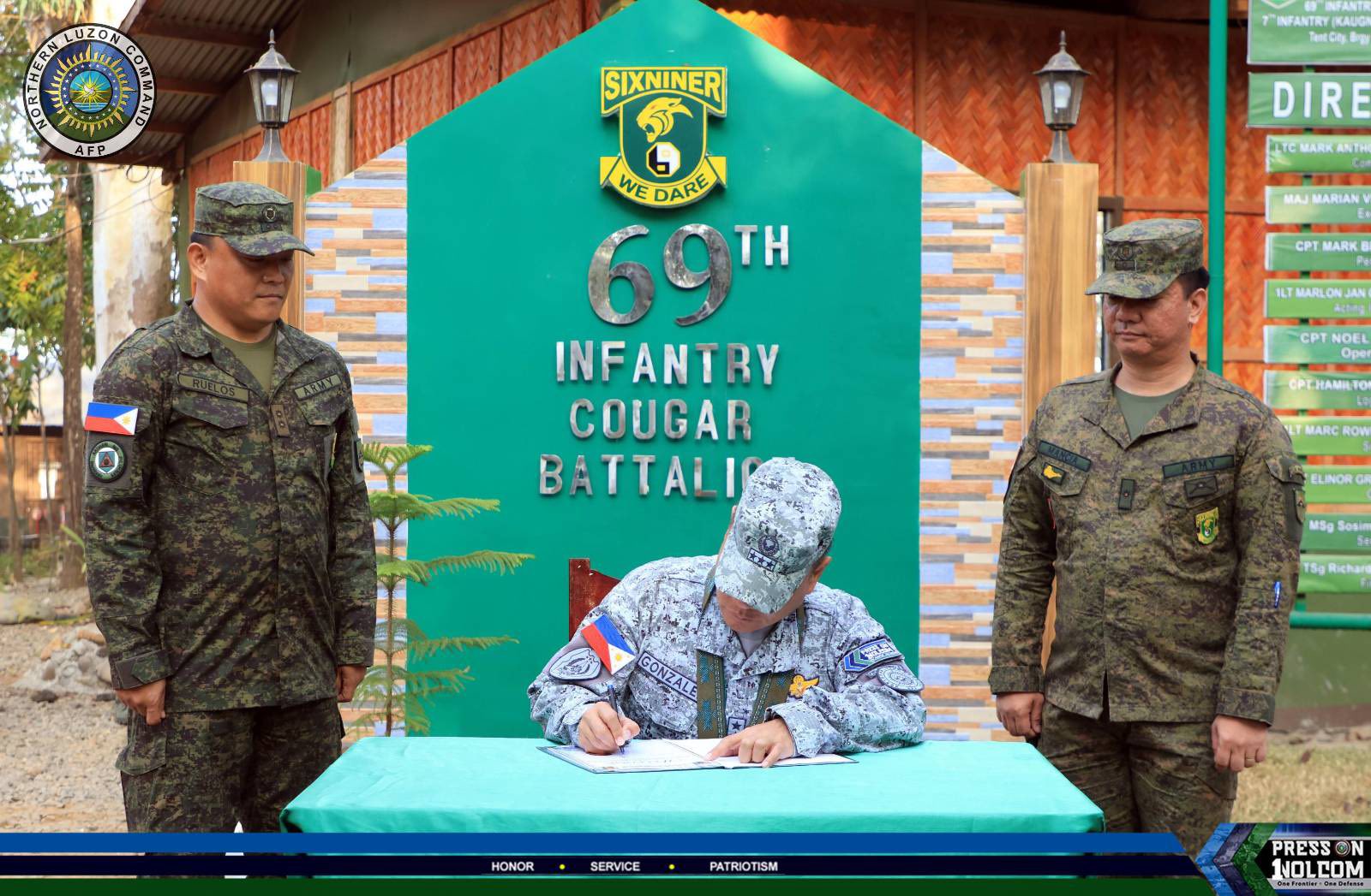 NOLCOM holds unit visit at 69IB headquarters in Zambales
