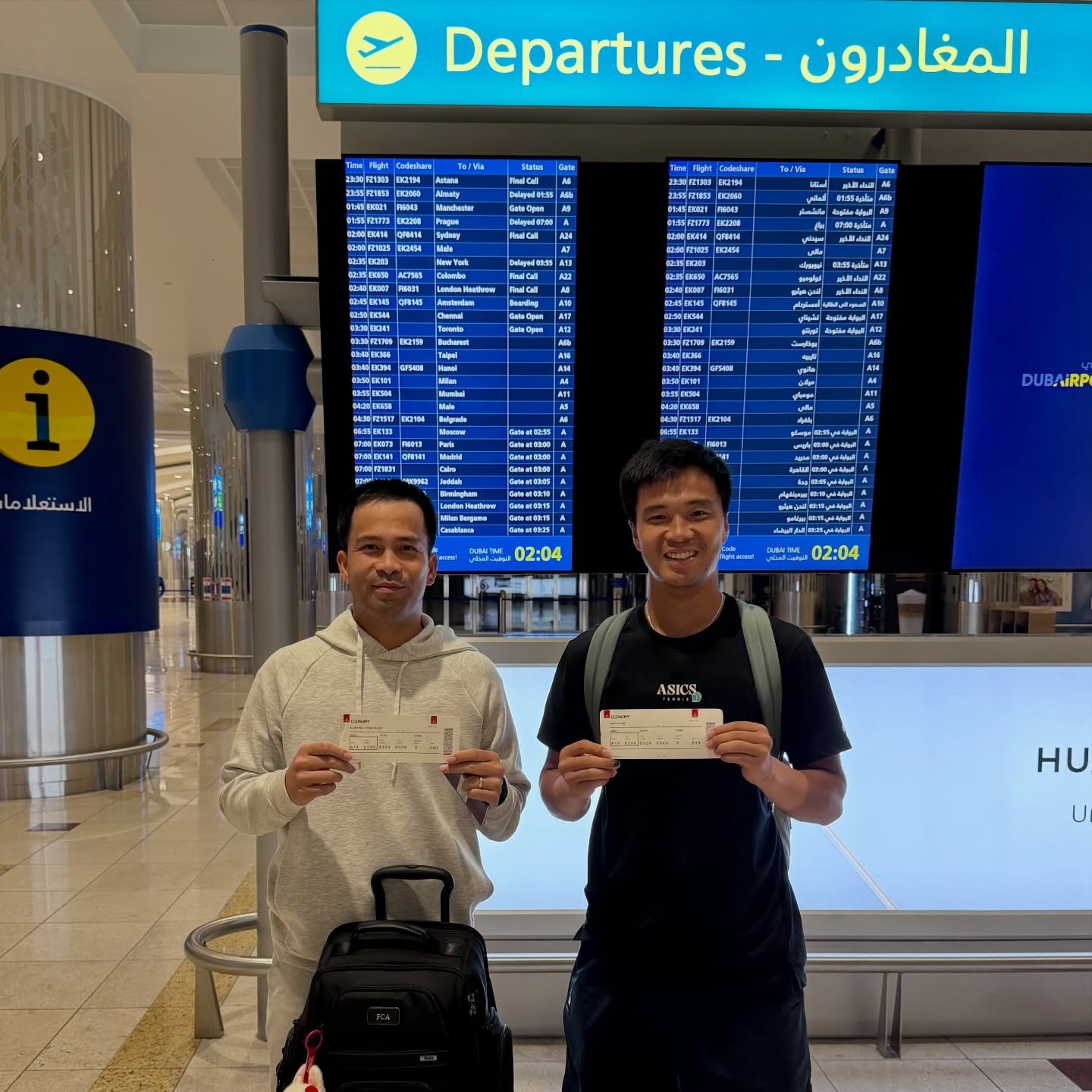 Alcantara safely out of Middle East
