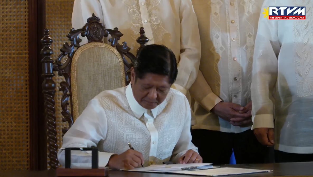 Marcos Jr. seals law extending EDCOM

