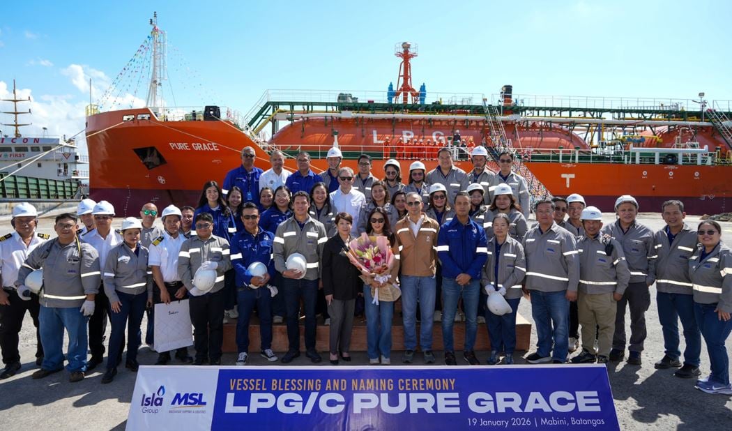 ‘Pure Grace’ sets sail as Isla Group strengthens LPG logistics