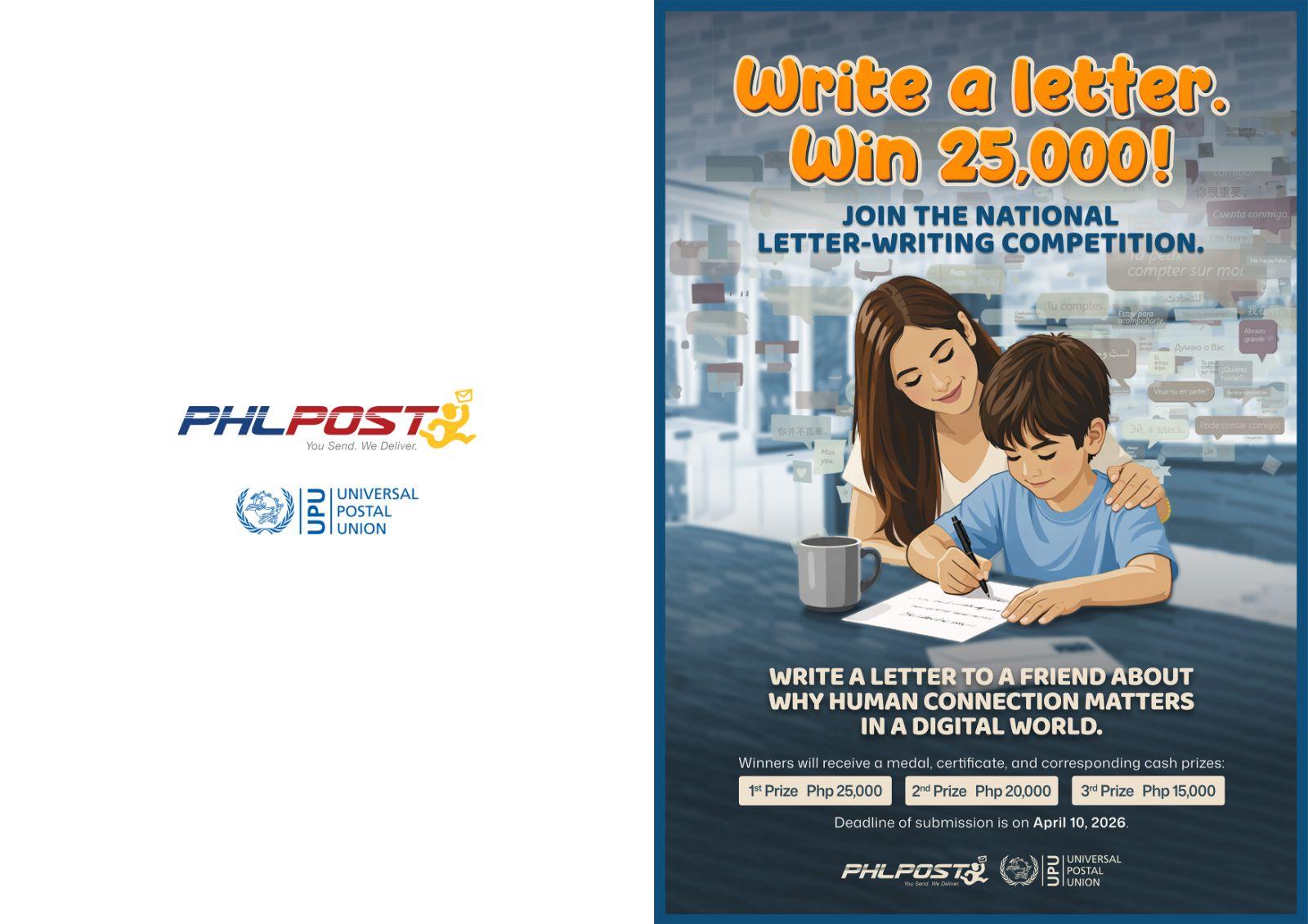 PHLPost launches national letter-writing competition for youth