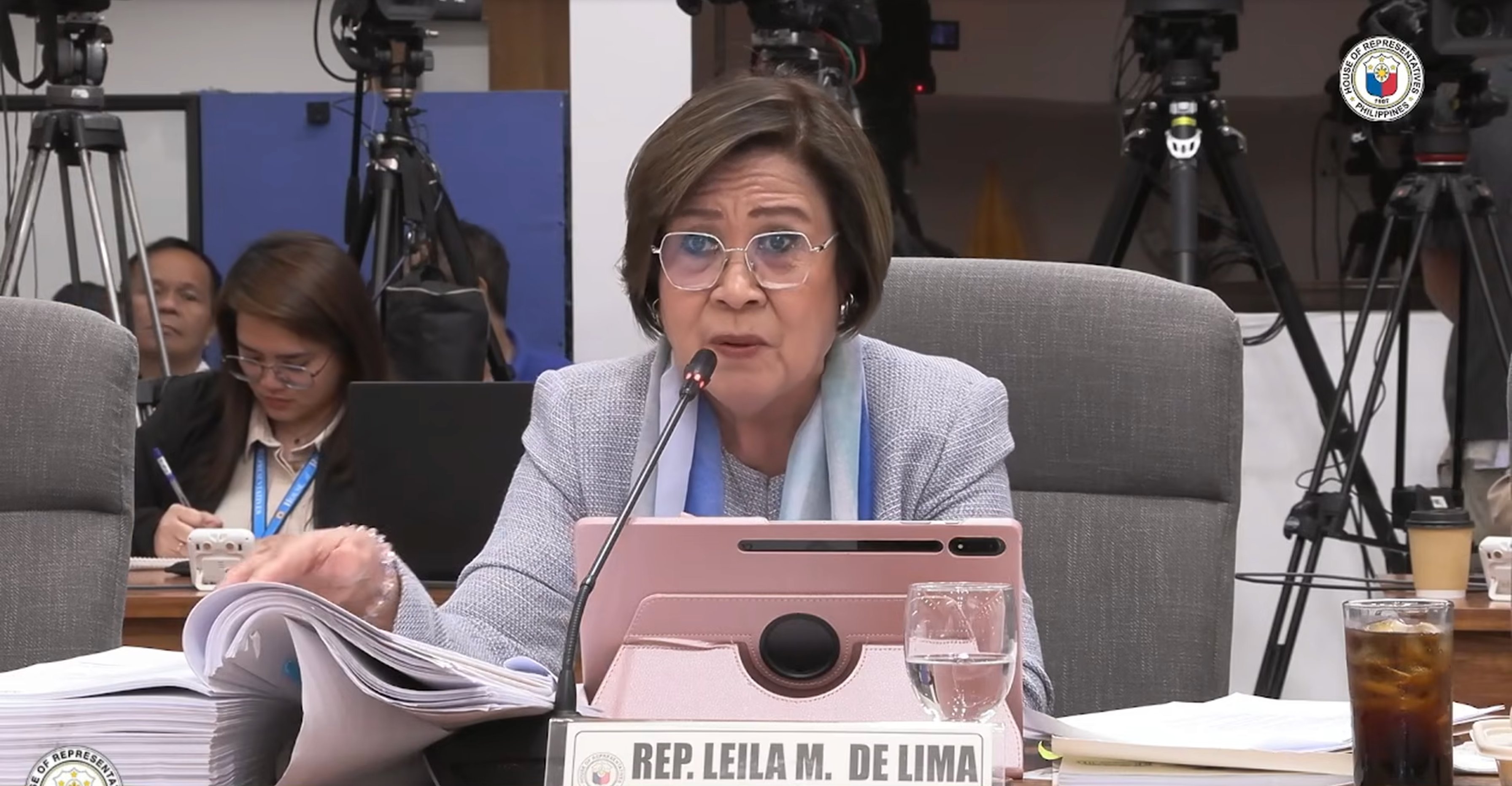 De Lima blames Duterte camp for flood control kickback claims