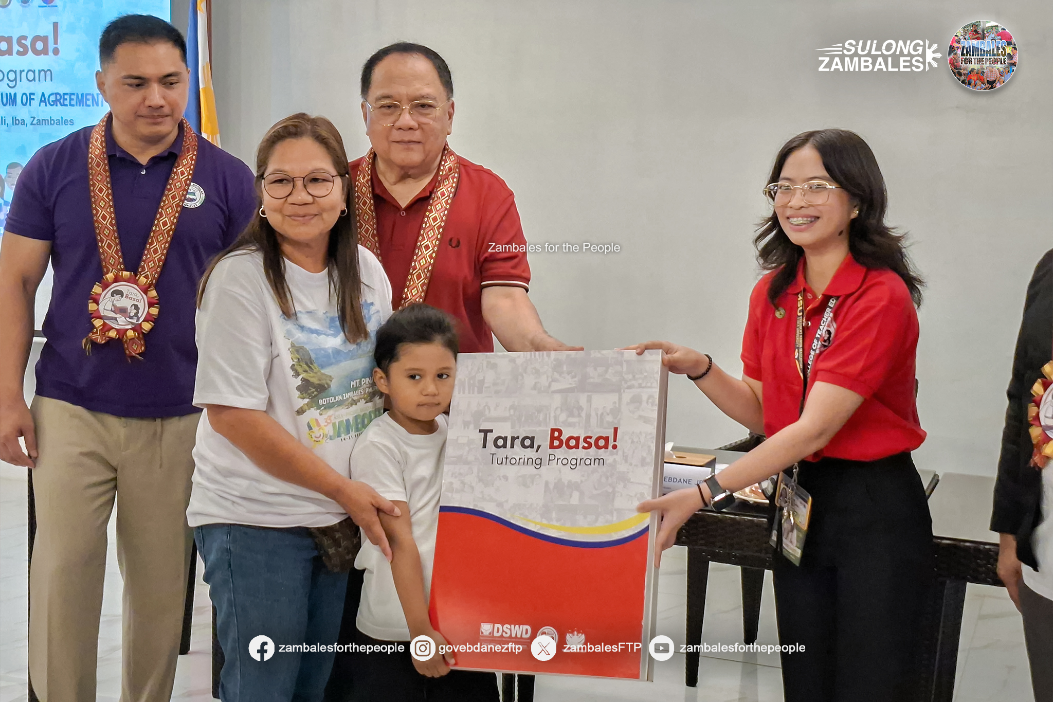 DSWD, Provincial gov't sign MOA for Tara Basa! Tutoring Program