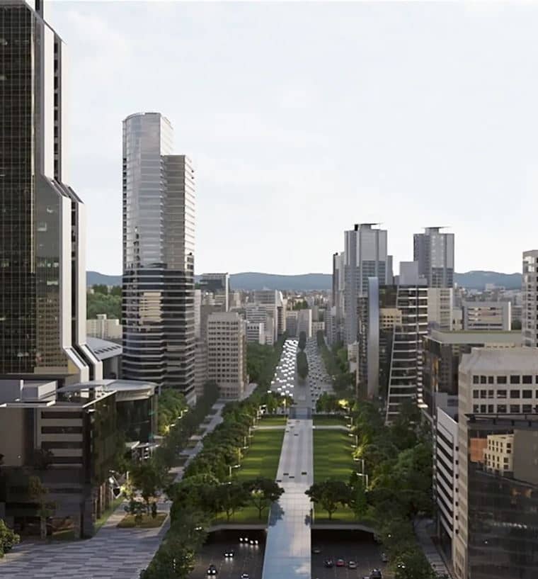 L’ARBRE 27 stands in the prime Gangnam District of South Korea’s capital.