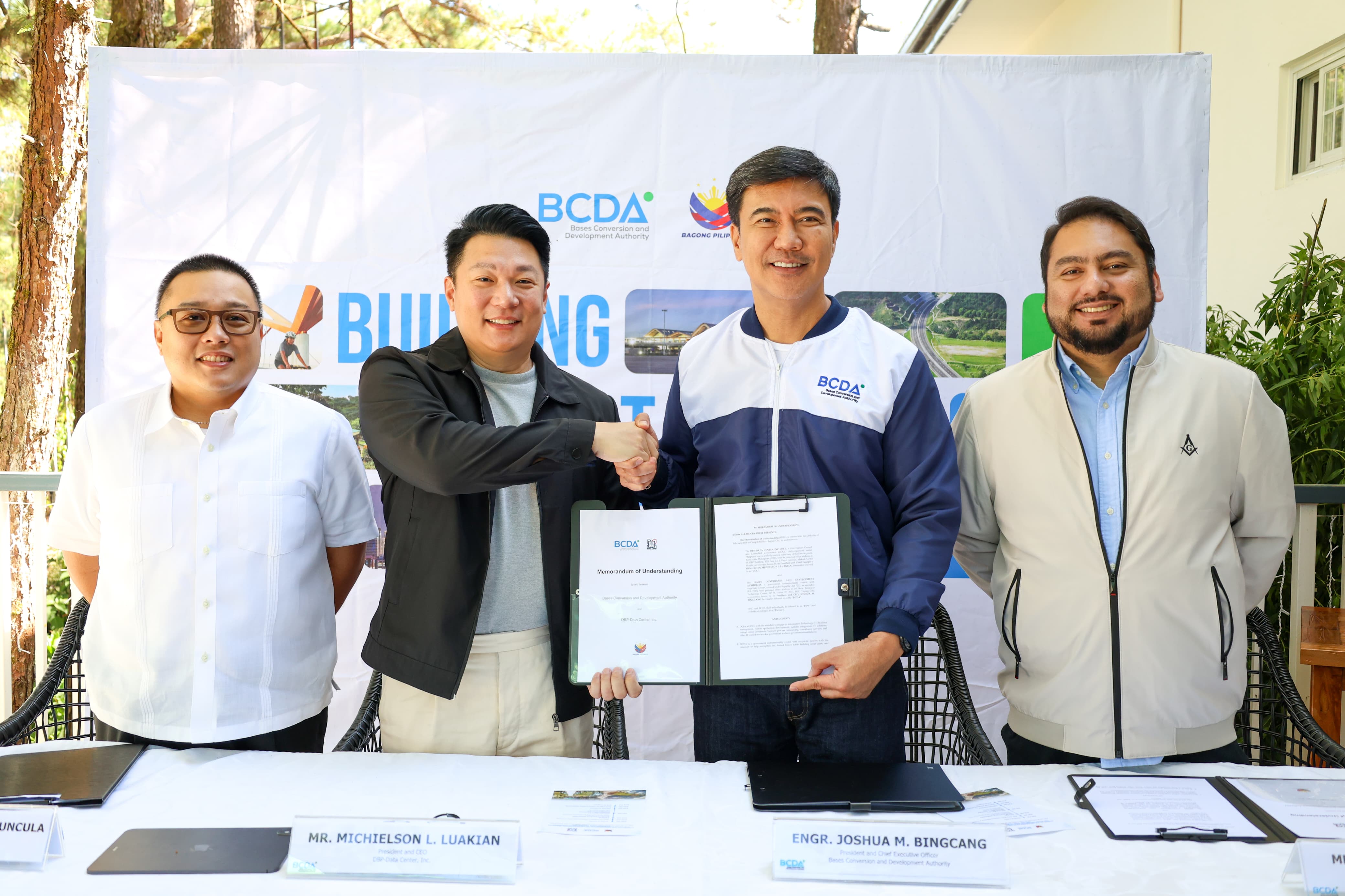 BCDA, DBP-DCI eye digital financial management, management infra system in NCC, Camp John Hay