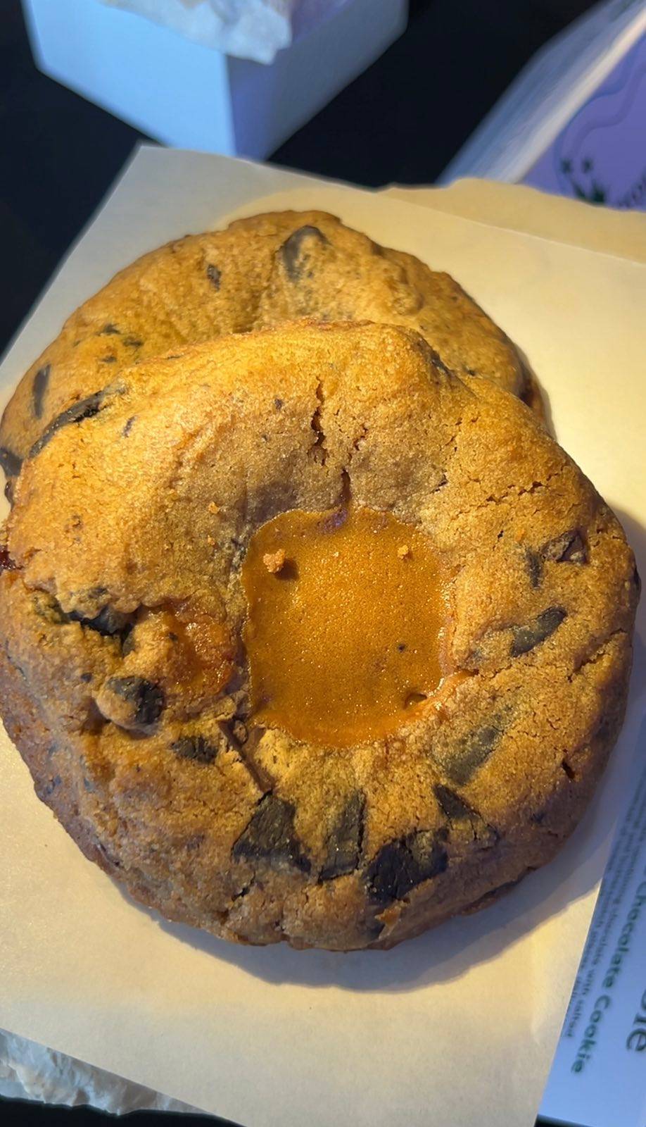 DAVIS' Salted Egg Yema Chocolate Cookie.