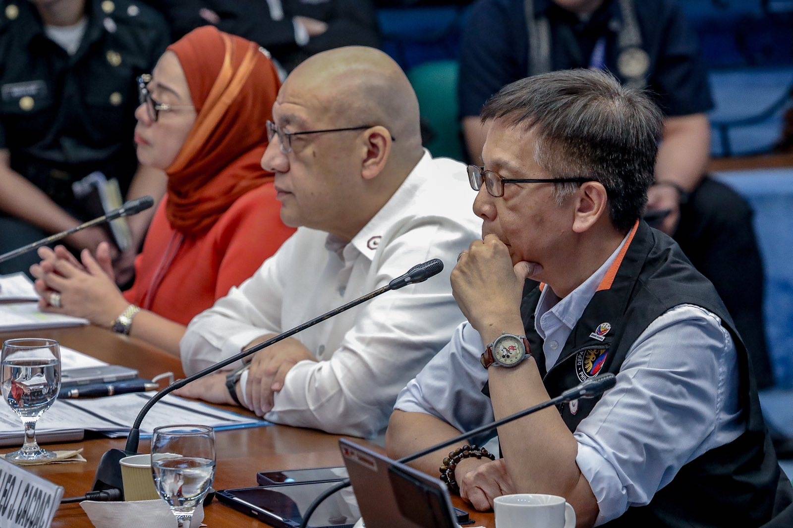Senator Erwin Tulfo presides a hearing on the Committee of Foreign Relations joint with Migrant Workers on Friday, 6 March, 2026 in Pasay City. The includes discussion of a Senate resolutionseeking Status, Safety, and Welfare of Filipinos in Middle Eastern States Amid the Escalating Tensions. 

Also discussed is the  Safety, Protection, and Repatriation Readiness of Overseas Filipino Workers, and the Economic and Security Impacts on Philippines of the Conflict Involving United States of America, Israel And Iran. 

Due to inflation experience caused by the conflict and oil hike, the Philippines Contingency Measures and the Escalation of Hostilities in the Middle East. The discussion also stresses the potential impact of conflict in Gulf region.| Aram Lascano