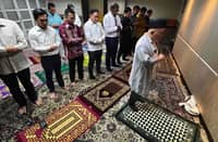 A QUIET prelude before breaking the Ramadan fast.
