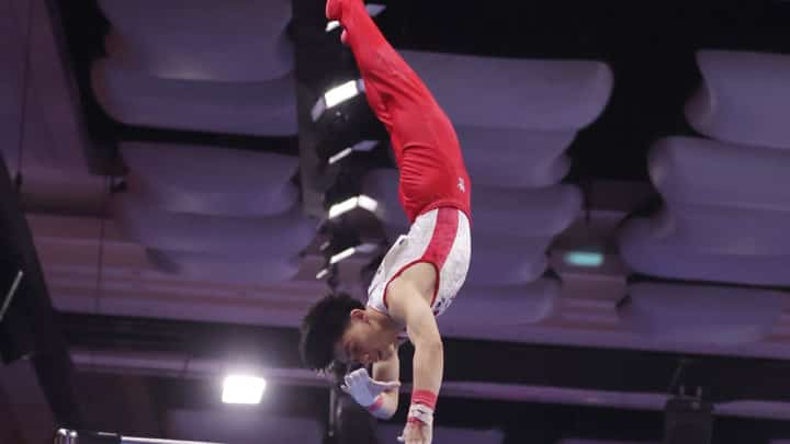 Karl Eldrew Yulo secured a slot in the men’s horizontal bar final