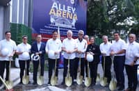 PHILIPPINE Sports Commission chairman Patrick ‘Pato’ Gregorio and Philippine Taekwondo Association president Rafael Alunan lead the groundbreaking of the National Taekwondo Center that will rise at the Rizal Memorial Sports Complex on Thursday.