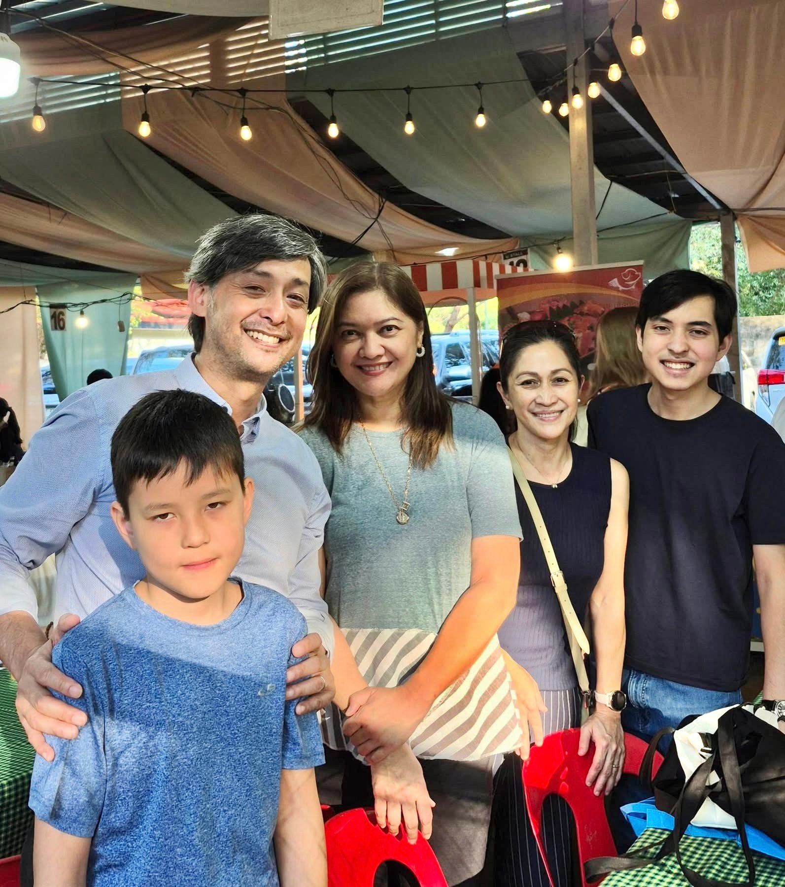 JOE Chan and sons, Becky Ledesma and Cathy Hernandez.