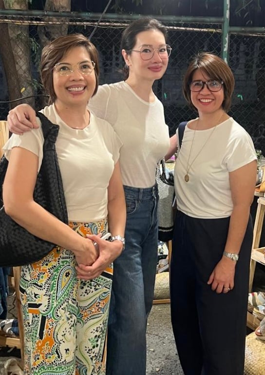 ISABLE Robel and Carmel Hombrebueno of Padron Shoes with Joanna Z Andrada(middle)