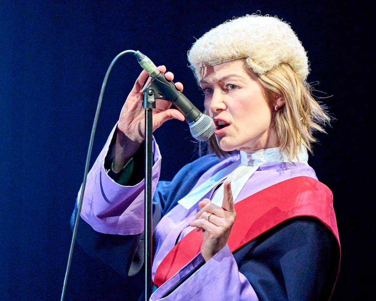 Rosamund Pike starred in Suzie Miller's "Inter Alia."