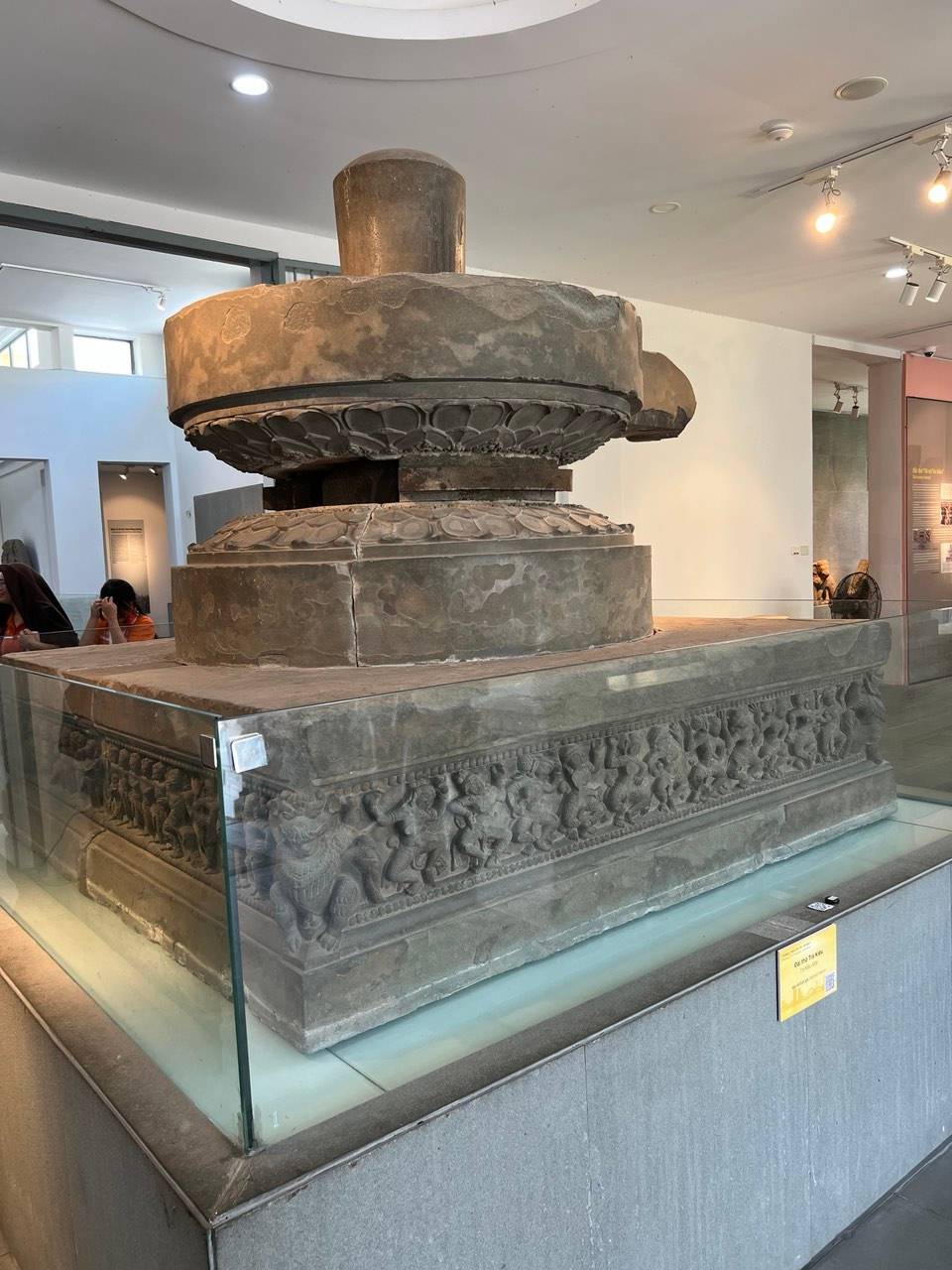 NATIONAL Treasure: Tra Kieu pedestal.