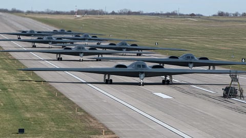 US bomber aircrafts arrive in UK bases, Trump warns Iran of 'the big one'