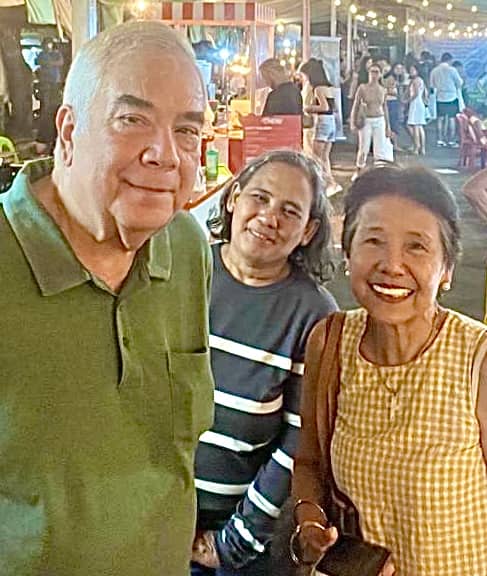 GOV. Andre Kahn, Myrna Caseria and Connie Lacsamana.