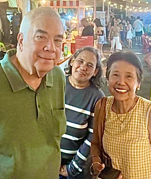 GOV. Andre Kahn, Myrna Caseria and Connie Lacsamana.